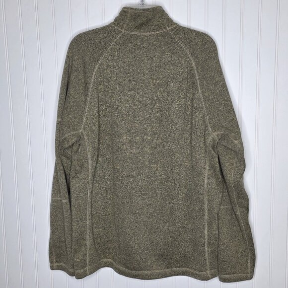 North Face Knit Jacket Mens L Brown Full Zip Sweater Outdoors Hiking Gorpcore - Picture 5 of 14